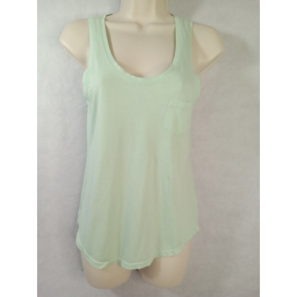 Express womens XS‎ Tank Top Green With Pocket
